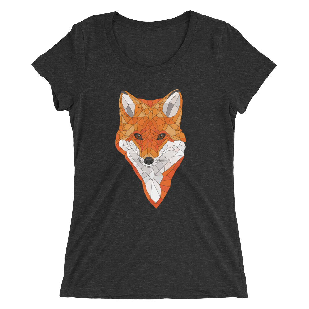 Women's Accentuated Polygon Fox T-Shirt