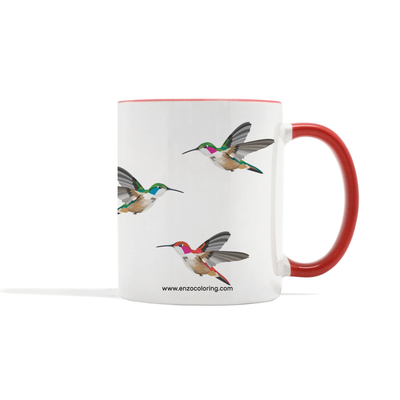 Flying Hummingbirds Mug