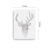 Bare Bones Deer Canvas