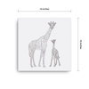 Bare Bones Giraffes Canvas