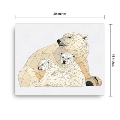 Polar Bears Canvas
