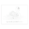 Swan Foil Print