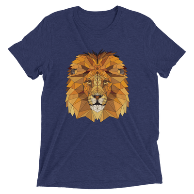 Men's Accentuated Polygon Lion T-Shirt