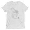 Men's Bare Bones Polygon Squirrel T-Shirt