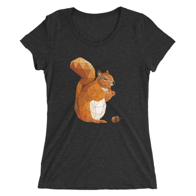 Women's Accentuated Polygon Squirrel T-Shirt