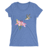 Women's Polygon Lily and Hummingbird T-Shirt