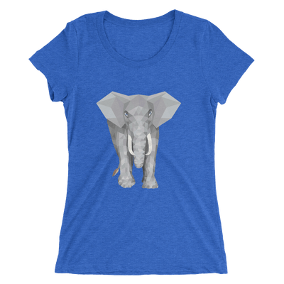 Women's Polygon Elephant T-Shirt