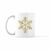 Gold and Silver Snowflake 2 Mug