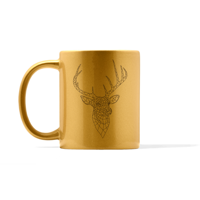 Metallic Deer Mug