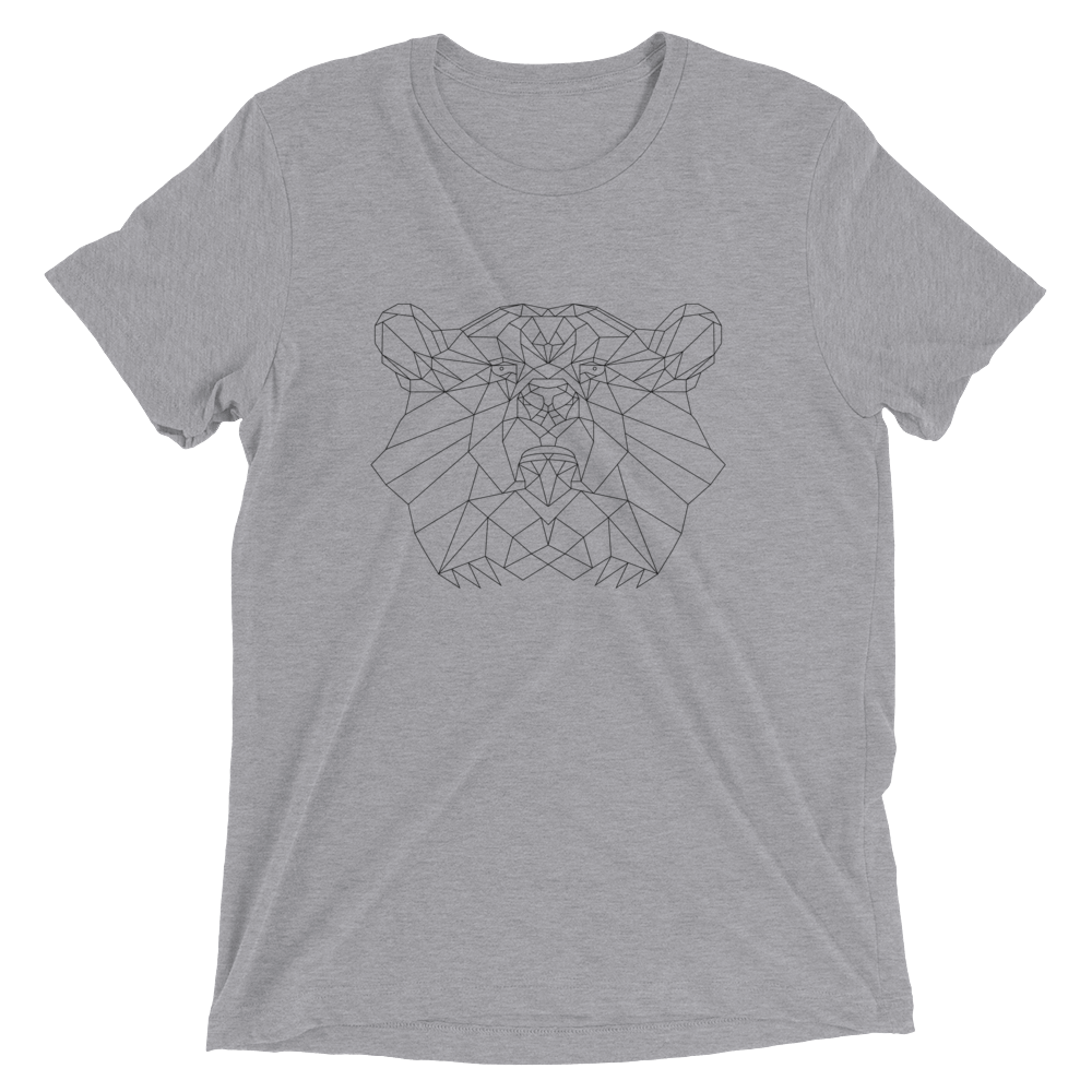 Men's Bare Bones Polygon Bear T-Shirt