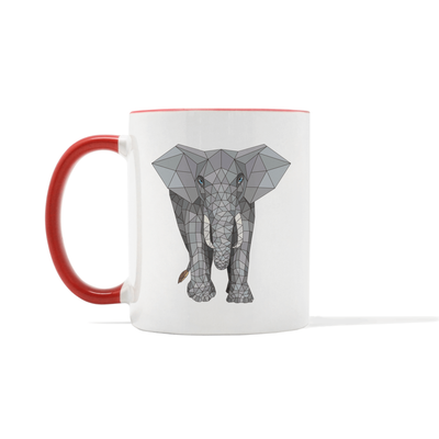 Accentuated Elephant Mug