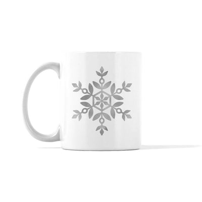 Gold and Silver Snowflake 1 Mug