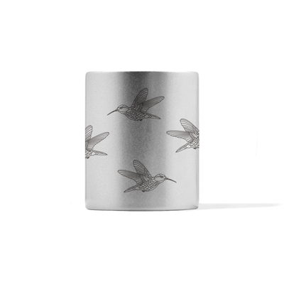 Metallic Flying Hummingbirds Mug