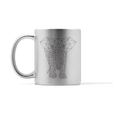 Metallic Elephant Mug
