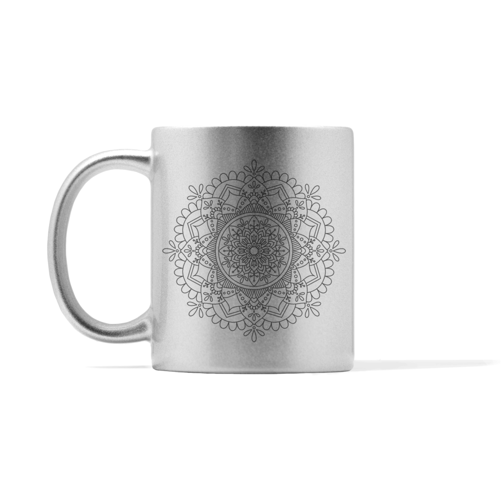 Metallic Mandala Number 2 Mug
