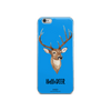 iPhone Blue Bkgrd Deer Phone Case