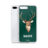 iPhone Green Bkgrd Deer Phone Case